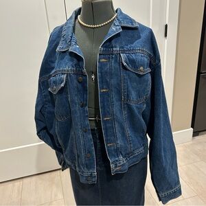 Wrangler vintage oversized Denim Hero Jacket medium